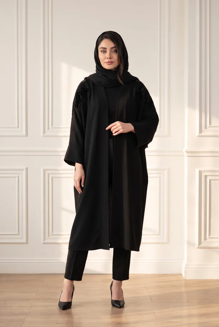 مانتو کریپ عبایی عروس دریایی